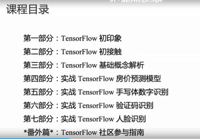 TensorFlow快速入门与实战视频教程（65课） 解析 FaceNet 人脸识别模型